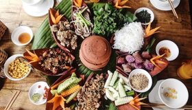Sapa Dinner Dishes at Homestay